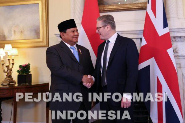 Presiden RI Bertemu Perdana Menteri Inggris di London, Bahas Penguatan Kerja Sama Bilateral