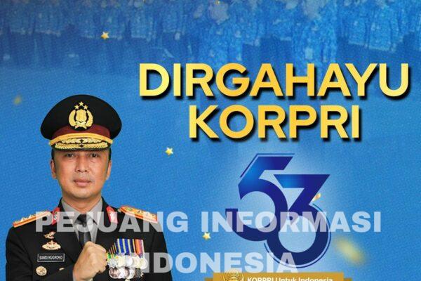 **Kepala Divisi Humas Polri Ucapkan Selamat Dirgahayu ke-53 Korpri**