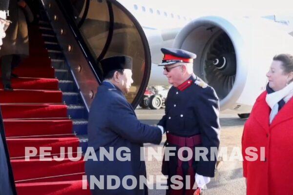 Diplomasi Peci Hitam: Presiden Prabowo Tiba di London untuk Perkuat Kerja Sama Bilateral