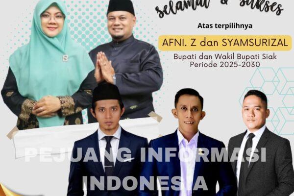Ketua Umum BPC HIPMI Kabupaten Siak Ucapkan Selamat atas Terpilihnya Bupati dan Wakil Bupati Siak Periode 2025-2030