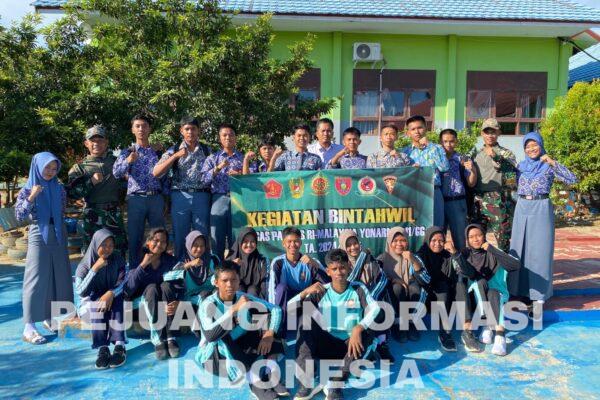 Satgas Pamtas Yonarmed 11 Kostrad Bangkitkan Semangat Kebangsaan di Tapal Batas