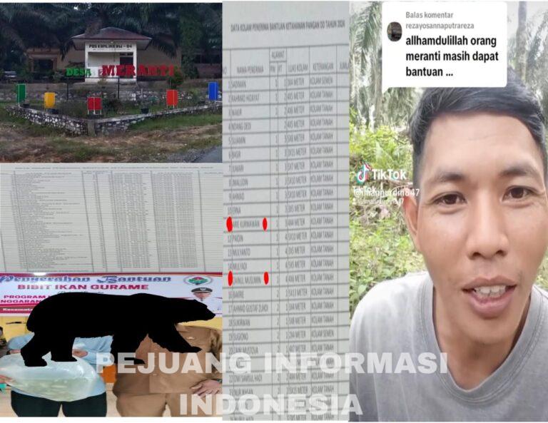 Kades Meranti Mendapat Kritik Pedas Dari Warganya Terkait Pengelolaan Bantuan di Sp4 Desa Meranti*