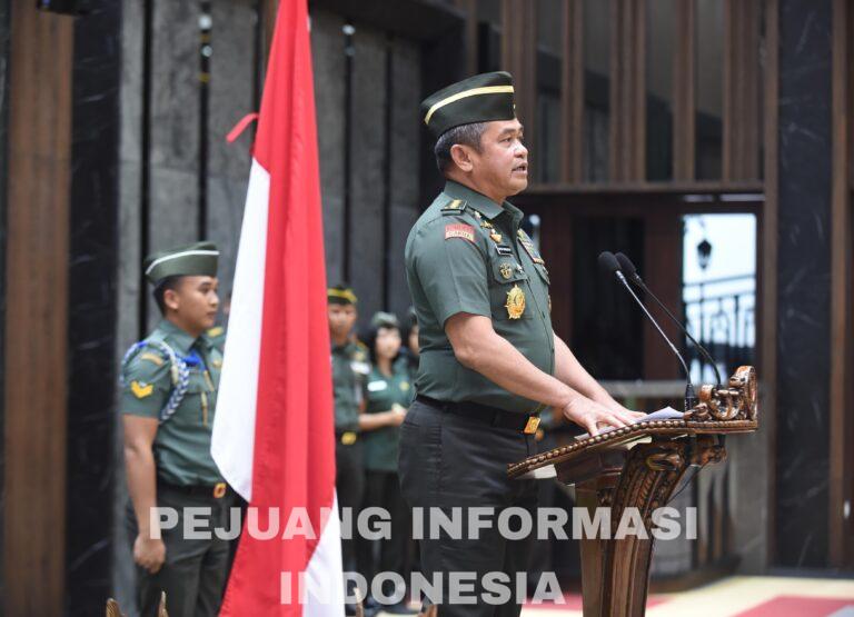 Kasad Pimpin Kenaikan Pangkat 18 Pati TNI AD