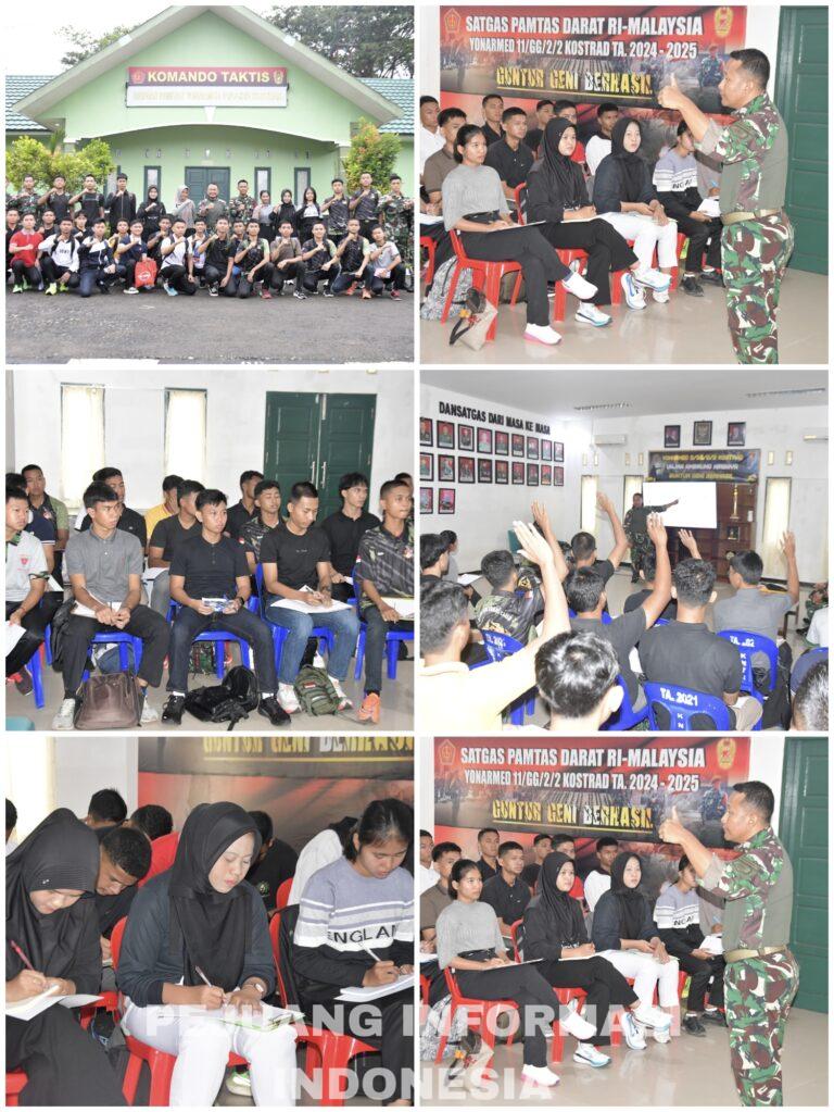 Bina Generasi Muda di Perbatasan, Satgas Pamtas Yonarmed 11 Kostrad Gelar Spooting Calon Prajurit TNI