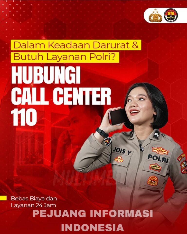 Call Center 110: Layanan Darurat Gratis dari Polri