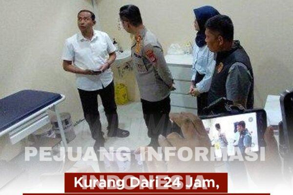 Kurang dari 24 Jam, Dokter Diduga Lecehkan Pasien di Garut Diamankan Polisi