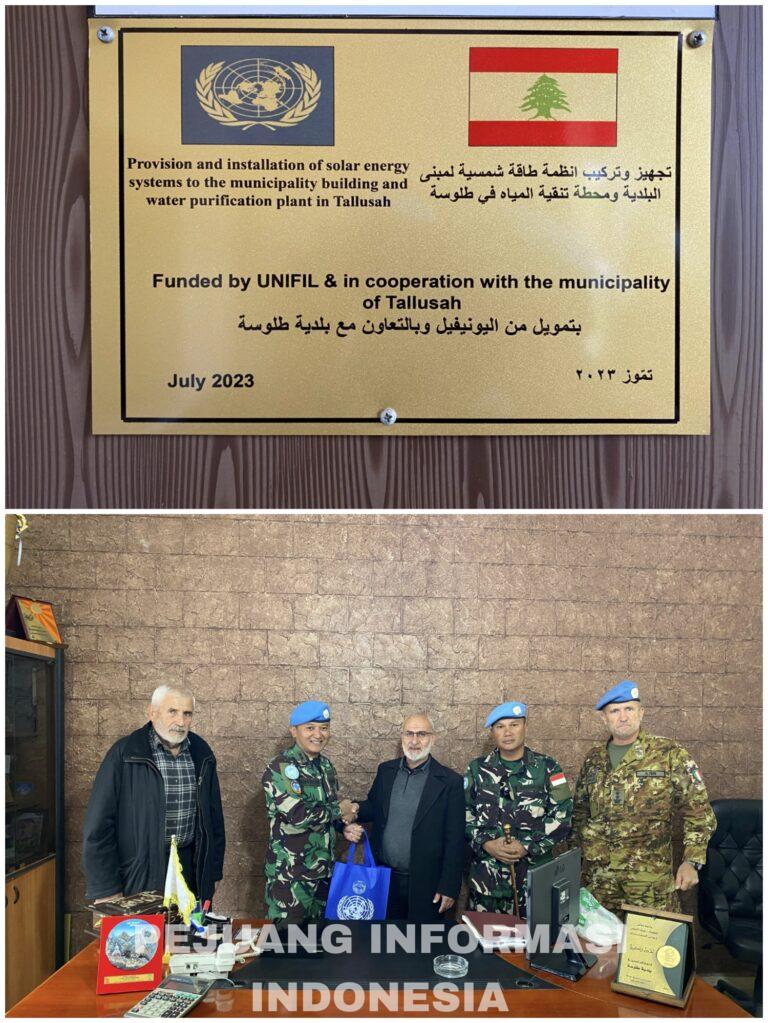 Satgas CIMIC XXXI-N Ajarkan Satgas CIMIC XXXI-O Terjun Langsung Kegiatan QIPS di Tallusah dan Majdal Silim Sector East