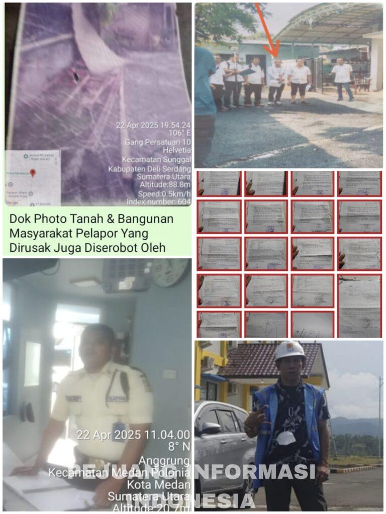 Benarkah Hukum Not Respons Tuk Penyerobotan Dan Pengrusakan Tanah Juga Bangunan Di Pondok Surya Medan? 
