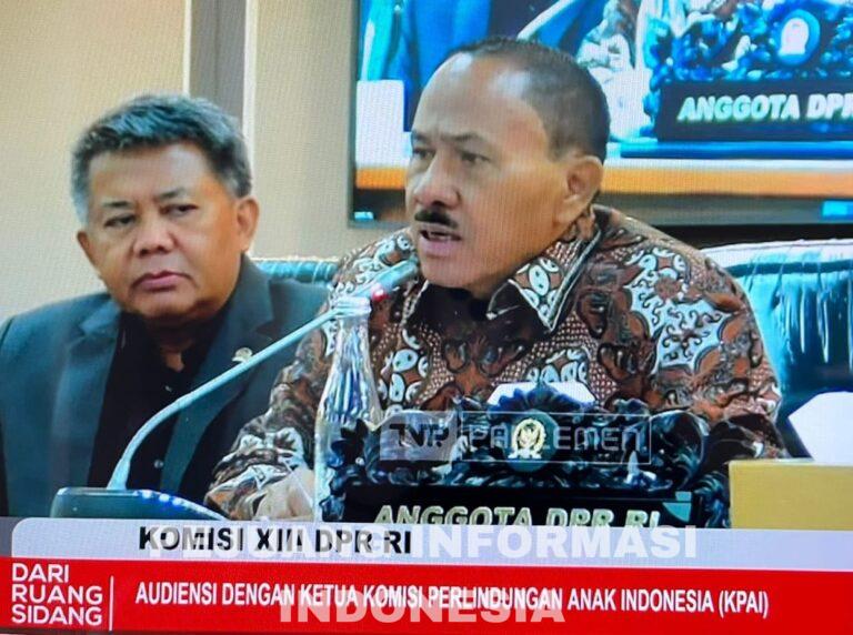 Anggota (DPR RI) komisi XIII menghadiri Audiensi Dengan Ketua Komisi Perlindungan Anak Indonesia (KPAI) 
