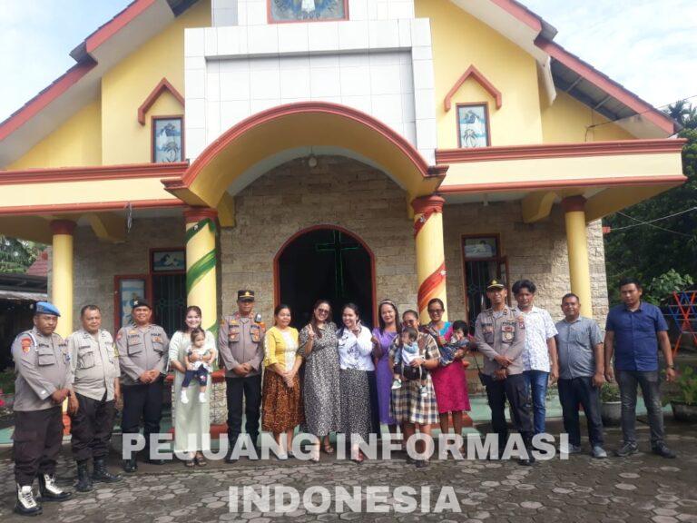 Kapolsek Kutalimbaru Melakukan Mobile Monitoring Dalam Rangka Memperingati Kenaikan Yesus Kristus Tahun 2025.