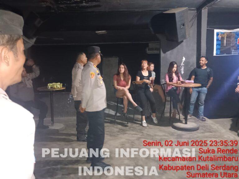 Kapolsek Kutalimbaru Pengecekan  Dilokasi tidak ditemukan aktifasi peredaran Narkoba dan penjualan miras.