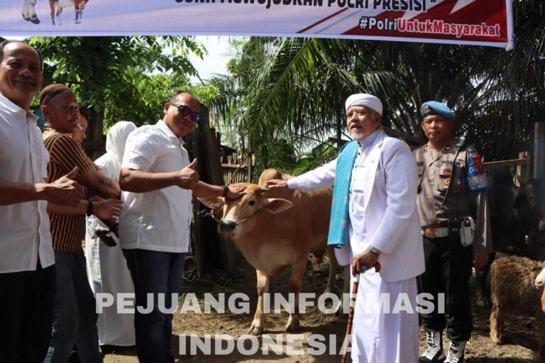Polrestabes Medan Distribusikan 27 Ekor Hewan Kurban di Idul Adha 2025