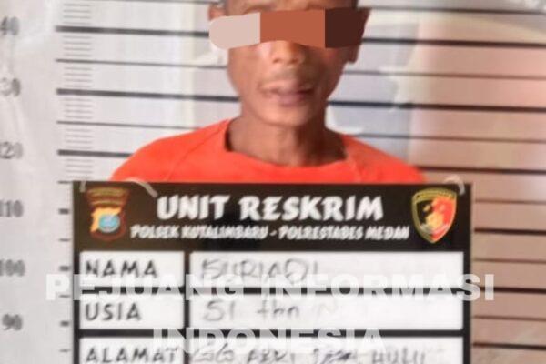 Unit Reskrim Polsek Kutalimbaru Amankan Pelagu Melakukan Pencurian Kabel Tower Milik PT.Daya Mitra Telekumunikasi.