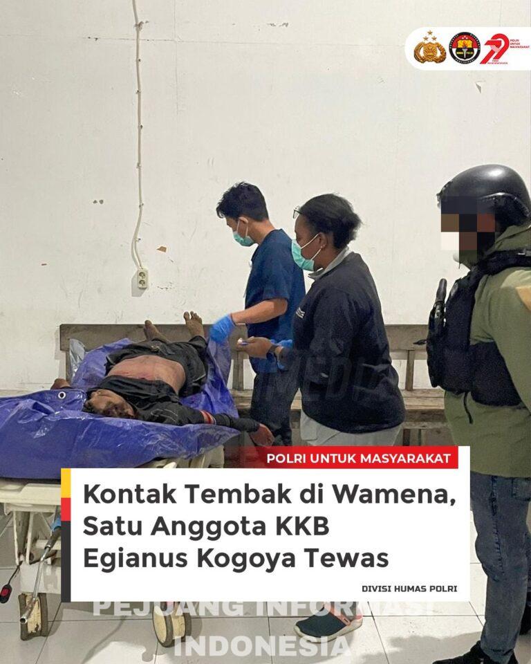 Anggota KKB Diduga Anak Buah Egianus Kogoya Tewas dalam Kontak Tembak dengan Satgas Damai Cartenz di Jayawijaya