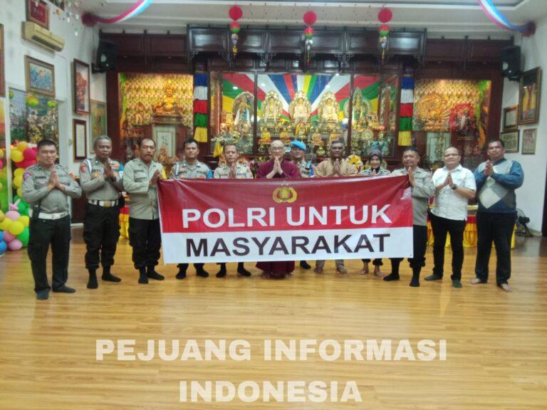 Polsek Medan Timur Gelar Bakti Sosial Di Vihara Satya Buddha Purnama Sambut HUT Bhayangkara ke-79