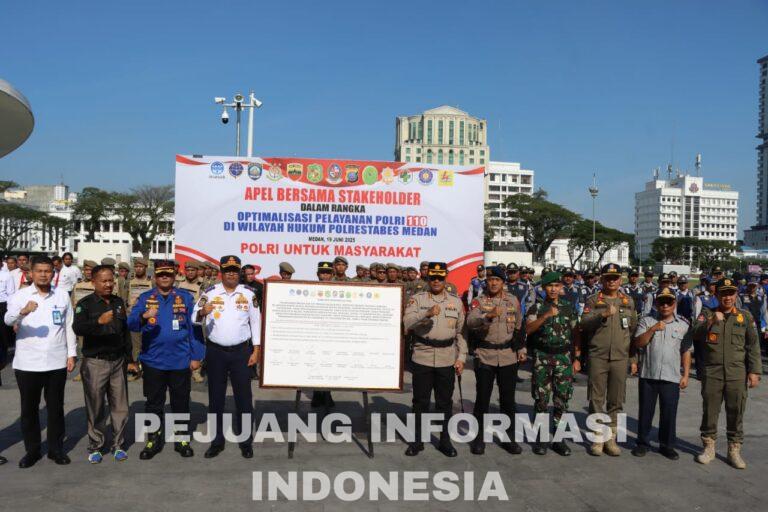 Kombes Gidion ajak Stakeholder Medan Kolaborasi Layanan Polri 110 .