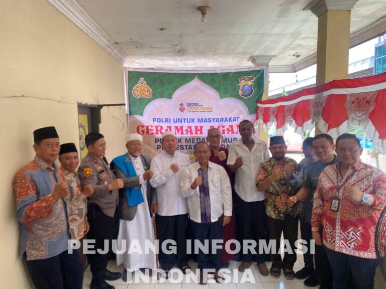 CERAMAH AGAMA LINTAS SEKTORAL POLSEK MEDAN TIMUR.