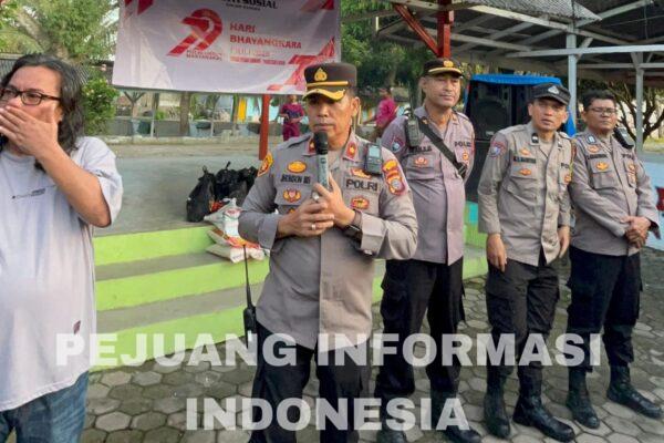 Dalam Rangka Menyambut HUT Bhayangkara Ke 79,Tahun 2025 Polsek Medan Tembung Bagikan Bansos Kepada Nelayan.