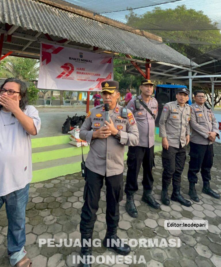 Dalam Rangka Menyambut HUT Bhayangkara Ke 79,Tahun 2025 Polsek Medan Tembung Bagikan Bansos Kepada Nelayan.