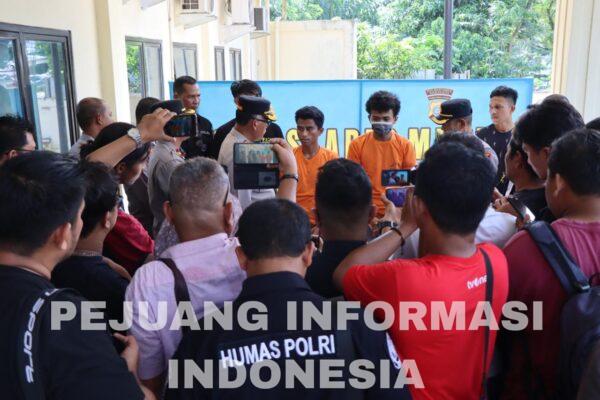 Polsek Sunggal Kembali Tembak Komplotan Geng Motor Begal Sadis di PDAM Sunggal