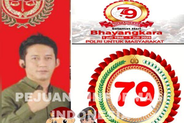 Pimpinan Umum Dewan Pers Nusantara Ucapkan Selamat Hari Bhayangkara ke-79