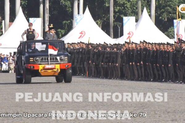 Presiden RI Prabowo Subianto Pimpin Upacara Hari Bhayangkara ke-79 di Monas: Apresiasi Tinggi untuk Polri