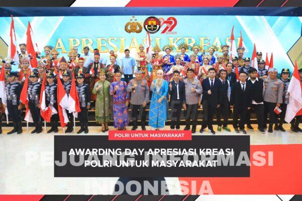 Polri Gelar “Awarding Day” Bertema Polri Untuk Masyarakat dalam Rangka Hari Bhayangkara ke-79