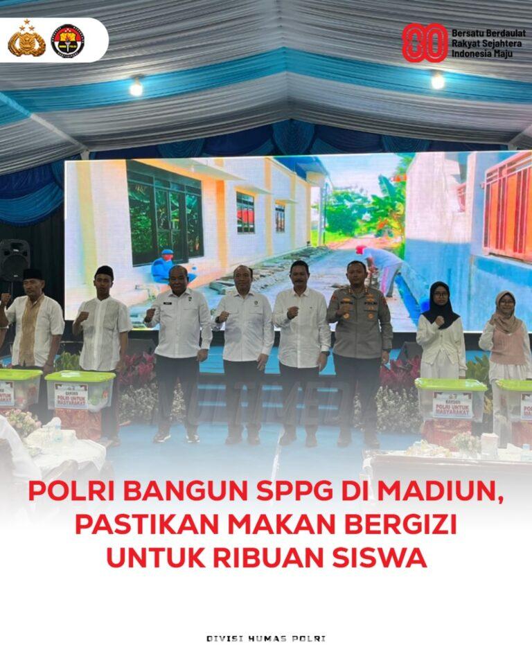 Polri Resmi Bangun SPPG Kanigoro untuk Layani 4.103 Siswa Penerima Program Makan Bergizi Gratis