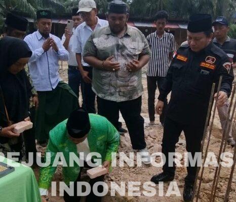 Peletakan Batu Pertama Masjid Ali Rahmad, Ketua MUI Ajak Umat Bersatu