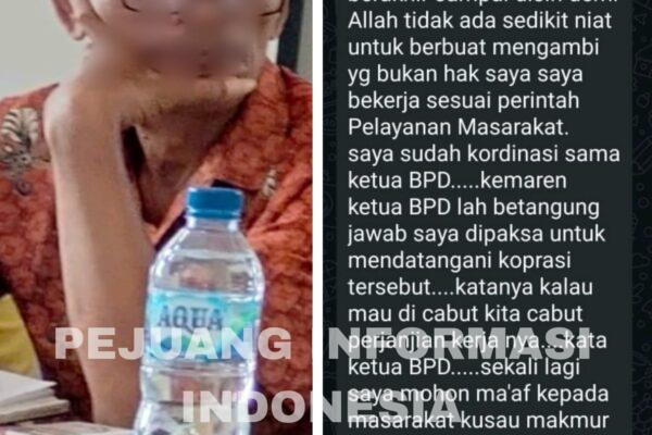 Aroma Busuk di Kusau Makmur! Ketua BPD Diduga Main Proyek Gelap Bersama PT ATS
