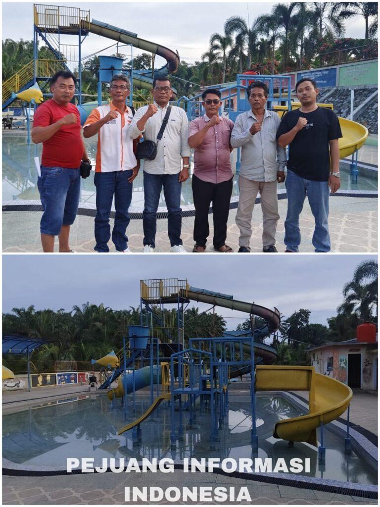 Waterpark Restu Kusau Makmur, tempat teryaman buat hiburan keluarga. 