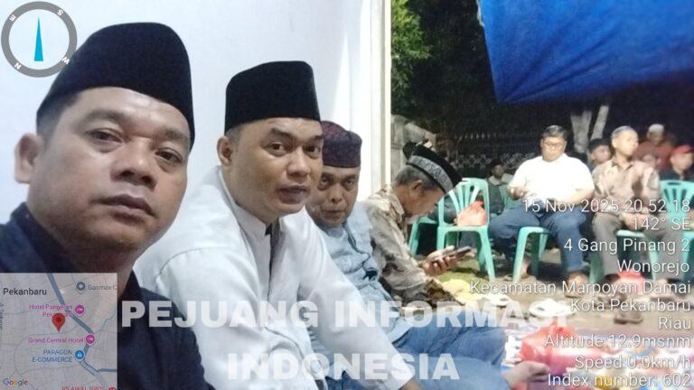 Doa 40 Hari Almarhum Syamsir Alam, Keluarga dan Kerabat Penuhi Jalan Pinang Wonorejo