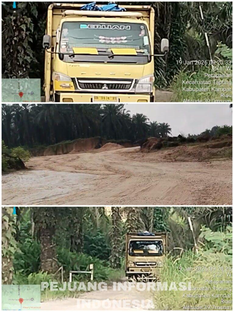 Diduga Pembiaran Sistematis, Galian C Ilegal di Tapung Hulu Beroperasi Bebas Tanpa Izin